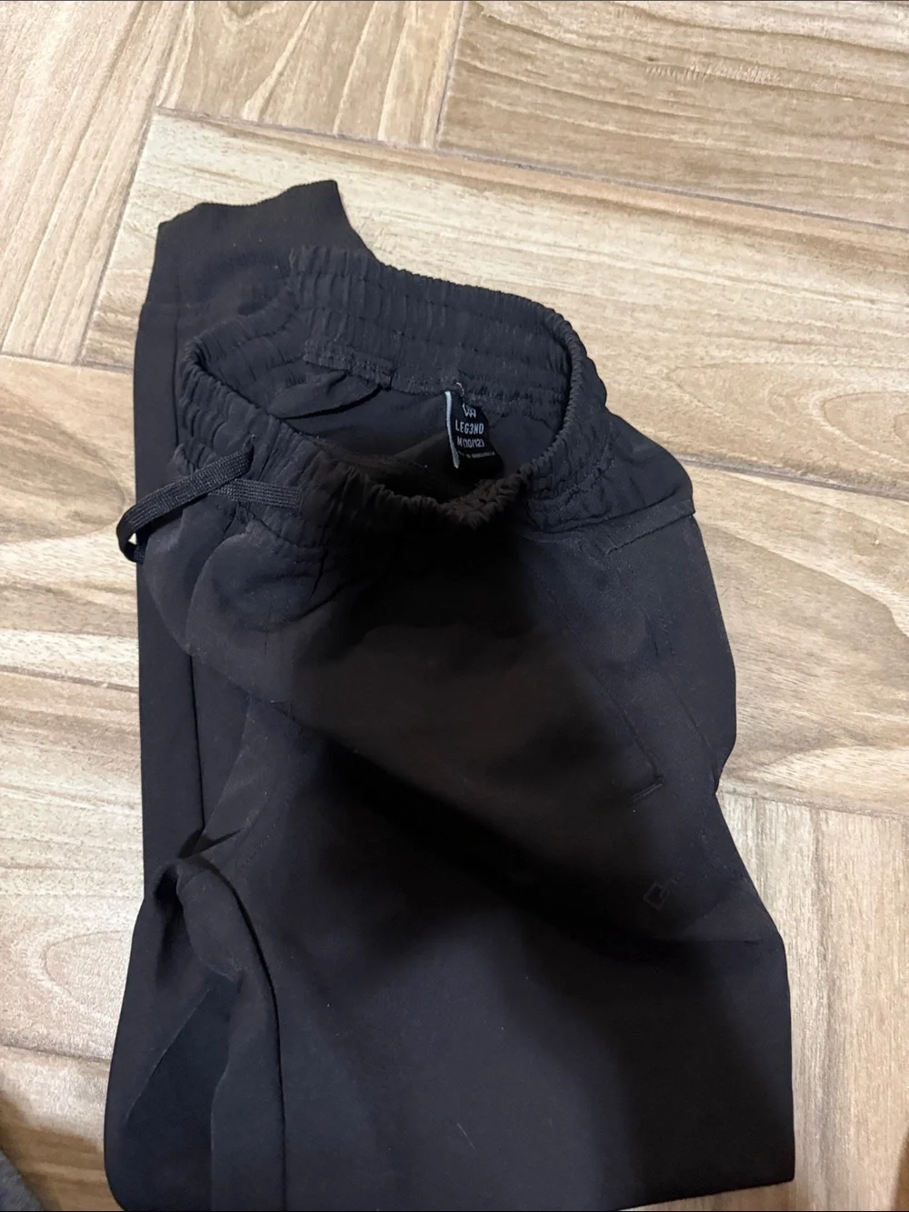 Kids Black Jogger Sweatpants with Elastic Waist